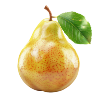 Fresh pear fruit on transparent background png