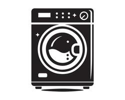 washing silhouette icon graphic logo design vector