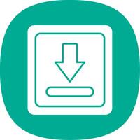 Download Glyph Curve Icon vector