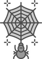 Spiderweb Fillay Icon vector