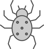 Spider Fillay Icon vector