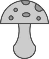 Mushroom Fillay Icon vector