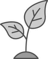 Sprout Fillay Icon vector