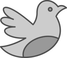 Bird Fillay Icon vector