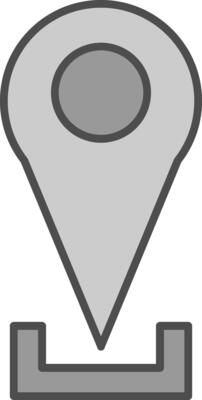 Location Pin Fillay Icon