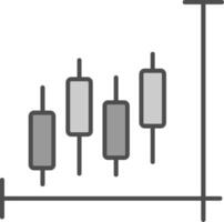 Stock Market Fillay Icon vector