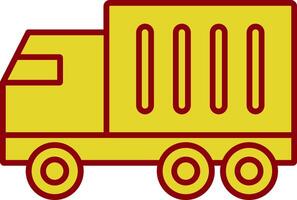 Truck Line Two Color Icon vector