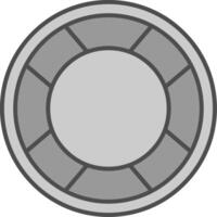 Lifebuoy Line Two Color Icon vector
