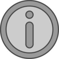 Information Fillay Icon vector