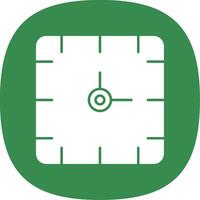Clock Line Two Color Icon vector