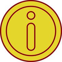 Information Line Two Color Icon vector