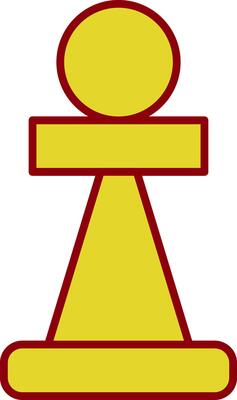 Pawn Line Two Color Icon