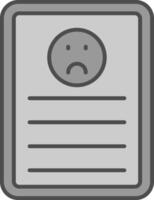 Complaint Fillay Icon vector