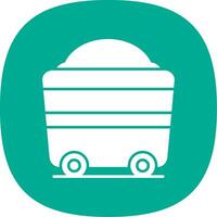 Wagon Line Two Color Icon vector