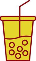 Soft Drink Line Two Color Icon vector