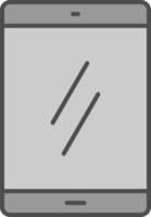 Mobile Line Two Color Icon vector