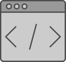Development Fillay Icon vector