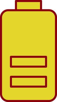 Battery Line Two Color Icon vector