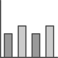 Diagram Fillay Icon vector