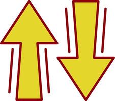Sign Line Two Color Icon vector