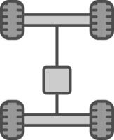 Axletree Fillay Icon vector