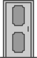 Door Fillay Icon vector