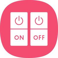 Switch Line Two Color Icon vector