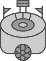 Stadium Fillay Icon vector