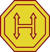 Junction Line Two Color Icon vector