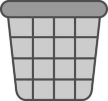 Bucket Fillay Icon vector