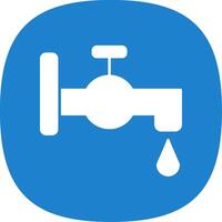 Tap Line Two Color Icon vector