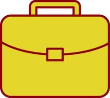 Brief Line Two Color Icon vector