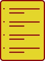 To Do List Fillay Icon vector