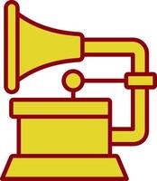 Gramophone Fillay Icon vector