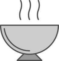 Soup Fillay Icon vector