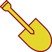 Shovel Line Two Color Icon vector