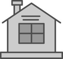 House Fillay Icon vector