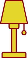 Lamp Line Two Color Icon vector