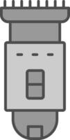 Shaving Machine Fillay Icon vector