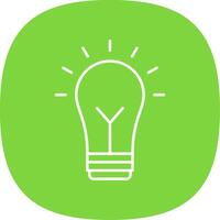 Creativity Line Curve Icon vector