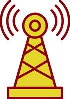 Telecommunications Line Two Color Icon vector