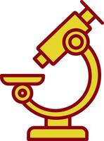 Microscope Line Two Color Icon vector