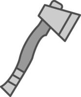 Hatchet Fillay Icon vector