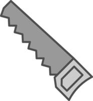 Handsaw Fillay Icon vector