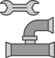 Plumbing Fillay Icon vector