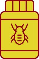 Pesticide Line Two Color Icon vector