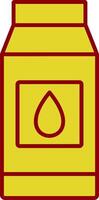 Milk Line Two Color Icon vector