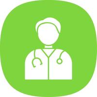 Doctor Line Two Color Icon vector