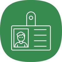 Id Line Curve Icon vector