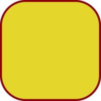 Round Corner Line Two Color Icon vector